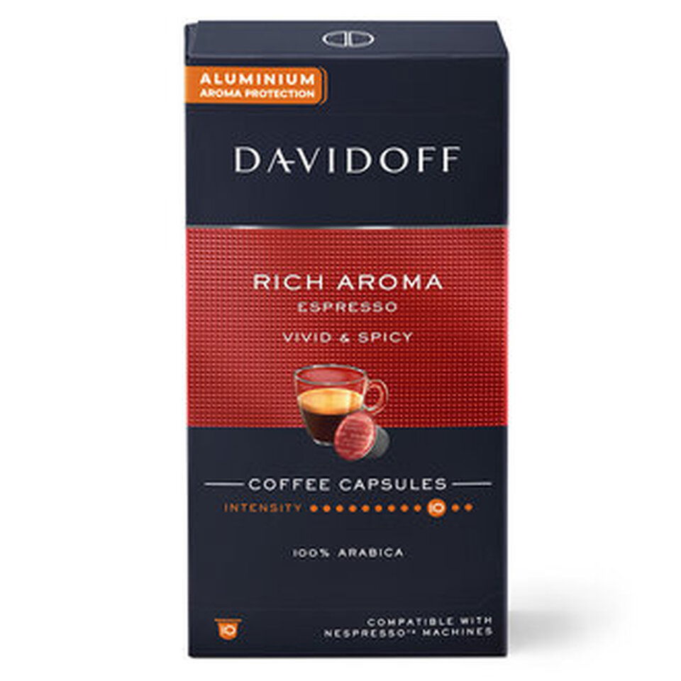 DAVIDOFF RICH AROMA ESPRESSO KAPSÜL KAHVE 10'LU 55